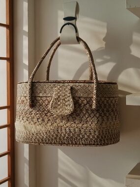 Vintage Snake Skin Bag / Purse - Not Faux